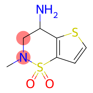 4-AMino-2-Methyl-3,4-dihydro-2H-thieno[2,3-e][1,2]thiazine 1,1-dioxide
