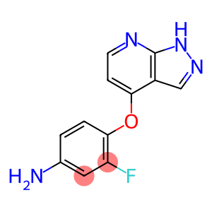 3-氟-4-(1H-吡唑并[3,4-b]吡啶-4-氧基)苯胺