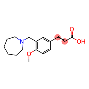 (2E)-3-[3-(氮杂环庚烷-1 - 基甲基)-4-甲氧基苯基]丙烯酸