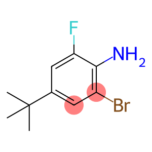 Benzenamine, 2-bromo-4-(1,1-dimethylethyl)-6-fluoro-