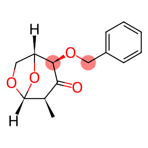 .beta.-D-ribo-Hexopyranos-3-ulose, 1,6-anhydro-2-deoxy-2-methyl-4-O-(phenylmethyl)-