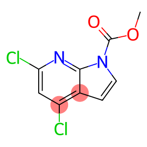 4,6-二氯-1H-吡咯并[2,3-B]吡啶-1-羧酸甲酯