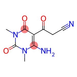 3-(6-AMINO-1,3-DIMETHYL-2,4-DIOXO-1,2,3,4-TETRAHYDRO-PYRIMIDIN-5-YL)-3-OXO-PROPIONITRILE