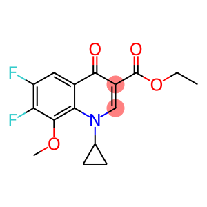1-cyclopropyl-6,7-difluoro-1,4-dihydro-8-methoxy-4-oxo-3-quinoline carboxylic acid ethyl ester