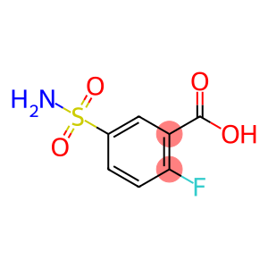 2-氟-5-磺酰胺苯甲酸