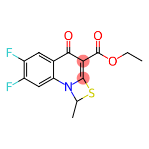 Ethyl 6,7-Difluoro-1-Methyl-4-Oxo-4H-(1,3) Thiazeto(3,2-A) Quinoline-3-Carboxylate123447-62-1