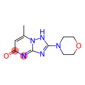 [1,2,4]triazolo[1,5-a]pyrimidin-5(4H)-one, 7-methyl-2-(4-morpholinyl)-