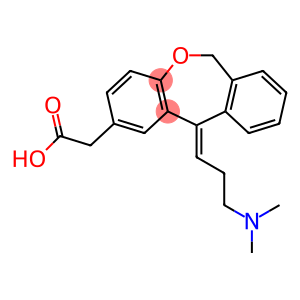 Dibenz[b,e]oxepin-2-acetic acid, 11-[3-(dimethylamino)propylidene]-6,11-dihydro-, (11E)-