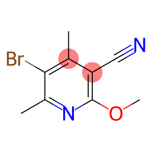 5-bromo-2-methoxy-4,6-dimethylnicotinonitrile(SALTDATA: FREE)