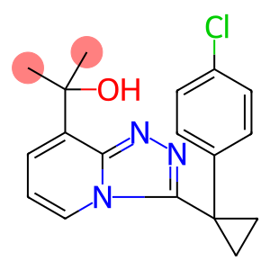 1,2,4-Triazolo[4,3-a]pyridine-8-methanol, 3-[1-(4-chlorophenyl)cyclopropyl]-α,α-dimethyl-