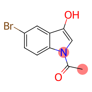 1H-Indol-3-ol, 1-acetyl-5-bromo-