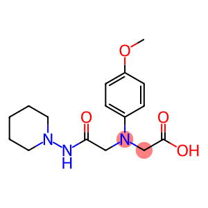 {(4-methoxyphenyl)[2-oxo-2-(piperidin-1-ylamino)ethyl]amino}acetic acid