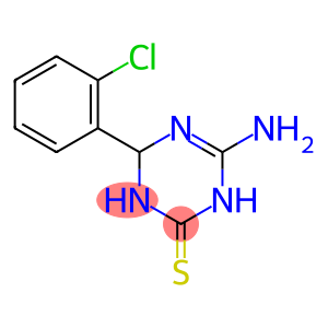 4-amino-6-(2-chlorophenyl)-1,6-dihydro-1,3,5-triazine-2-thiol