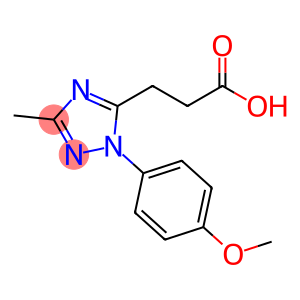 3-[1-(4-methoxyphenyl)-3-methyl-1H-1,2,4-triazol-5-yl]propanoic acid