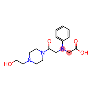 [{2-[4-(2-hydroxyethyl)piperazin-1-yl]-2-oxoethyl}(phenyl)amino]acetic acid