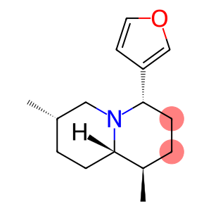 [1R,(-)]-1,3,4,6,7,8,9,9aα-Octahydro-4β-(3-furyl)-1,7β-dimethyl-2H-quinolizine
