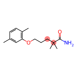 2,2-Dimethyl-5-(2,5-xylyloxy)valeramide