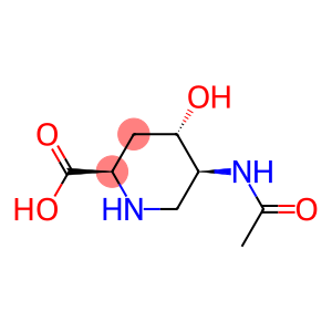 2-Piperidinecarboxylic acid, 5-(acetylamino)-4-hydroxy-, [2R-(2α,4β,5α)]- (9CI)