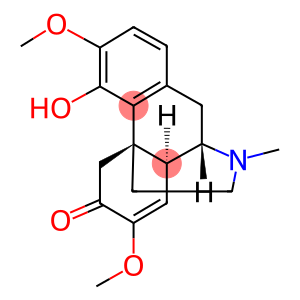 (9alpha,13alpha,14alpha)-7,8-didehydro-4-hydroxy-3,7-dimethoxy-17-methylmorphinan-6-one