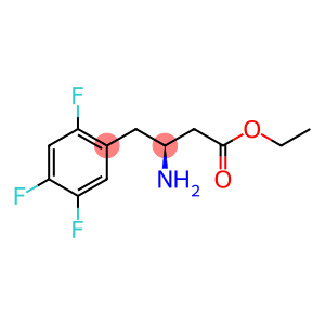 Benzenebutanoic acid, β-amino-2,4,5-trifluoro-, ethyl ester, (βS)-
