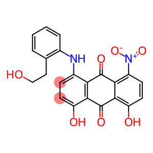 9,10-Anthracenedione, 1,8-dihydroxy-4-((ar-(2-hydroxyethyl)phenyl)amino)-5-nitro-
