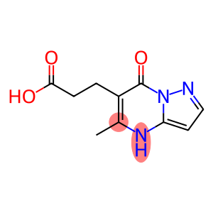 Pyrazolo[1,5-a]pyrimidine-6-propanoic acid, 4,7-dihydro-5-methyl-7-oxo-