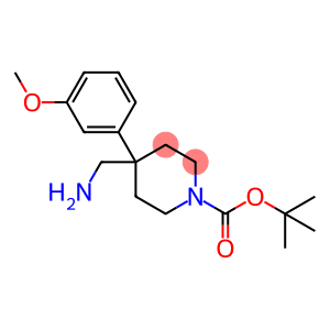 1-Piperidinecarboxylic acid, 4-(aminomethyl)-4-(3-methoxyphenyl)-, 1,1-dimethylethyl ester