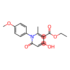 1,6-Dihydro-4-hydroxy-1-(4-methoxyphenyl)-2-methyl-6-(oxo)nicotinic acid ethyl ester