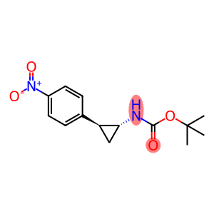 rel-1,1-Dimethylethyl N-[(1R,2S)-2-(4-nitrophenyl)cyclopropyl]carbamate