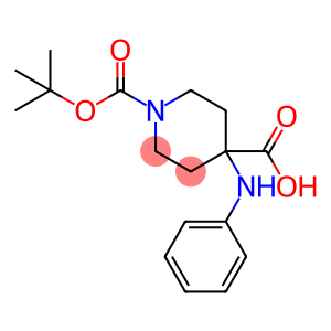 1,4-Piperidinedicarboxylic acid, 4-(phenylamino)-, 1-(1,1-dimethylethyl) ester