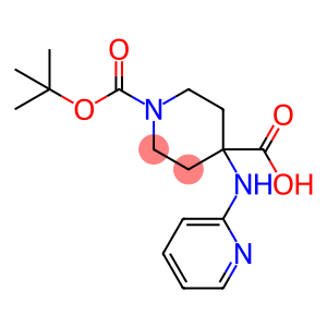 1-(叔丁氧基羰基)-4-(吡啶-2-基氨基)哌啶-4-羧酸