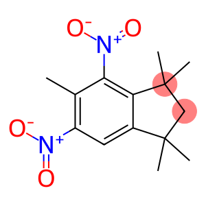 1H-Indene, 2,3-dihydro-1,1,3,3,5-pentamethyl-4,6-dinitro-