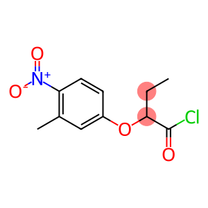 2-(3-methyl-4-nitrophenoxy)butanoyl chloride