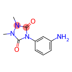 4-(3-aminophenyl)-1,2-dimethyl-1,2,4-triazolidine-3,5-dione(SALTDATA