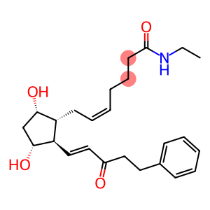 15-keto-17-phenyl trinor Prostaglandin F2.alpha. ethyl amide
