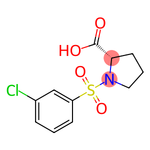 ((3-氯苯基)磺酰基)脯氨酸