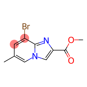 Imidazo[1,2-a]pyridine-2-carboxylic acid, 8-bromo-6-methyl-, methyl ester
