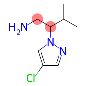 2-(4-Chloro-1h-pyrazol-1-yl)-3-methylbutan-1-amine