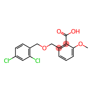 Benzoic acid, 2-[[(2,4-dichlorophenyl)methoxy]methyl]-6-methoxy-