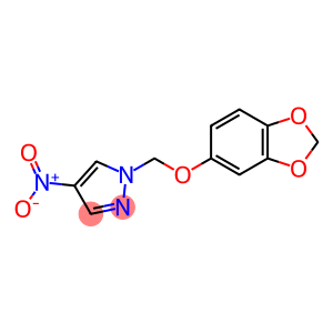 1-((苯并[D][1,3]二氧戊环-5-基氧基)甲基)-4-硝基-1H-吡唑