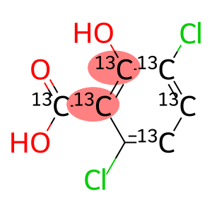 3,6-二氯-2-羟基苯甲酸-环-13C6