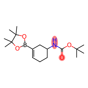 tert-butyl N-[3-(tetramethyl-1,3,2-dioxaborolan-2-yl)cyclohex-3-en-1-yl]carbamate