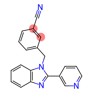 Benzonitrile, 3-[[2-(3-pyridinyl)-1H-benzimidazol-1-yl]methyl]-