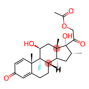 9-Fluoro-11beta,17,21-trihydroxy-16alpha-methylpregna-1,4-diene-3,20-dione 21-acetate