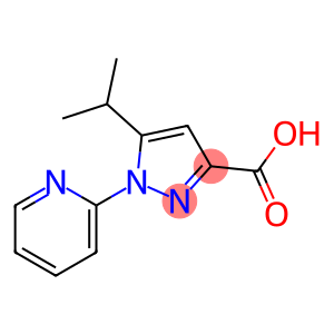 5-(Propan-2-yl)-1-(pyridin-2-yl)-1H-pyrazole-3-carboxylic Acid