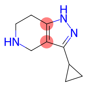 3-cyclopropyl-4,5,6,7-tetrahydro-1H-pyrazolo[4,3-c]pyridine(SALTDATA: 2HCl)