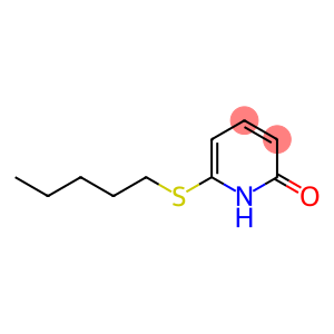 2(1H)-Pyridinone, 6-(pentylthio)-