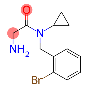 2-amino-N-[(2-bromophenyl)methyl]-N-cyclopropylacetamide