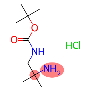 1-N-叔丁氧羰基-2-甲基-1,2-丙二胺盐酸盐