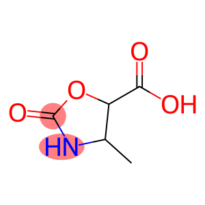 5-Oxazolidinecarboxylic acid, 4-methyl-2-oxo-